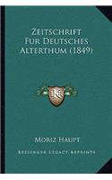 Zeitschrift Fur Deutsches Alterthum (1849)