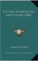 Lettere Storiche Ed Artistiche (1840)