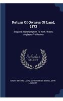 Return Of Owners Of Land, 1873