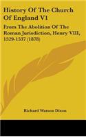 History Of The Church Of England V1
