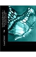 Swallowtail Butterfly Neon Teal Blue Lights Creative Journal