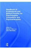 Handbook of Professional and Ethical Practice for Psychologists, Counsellors and Psychotherapists