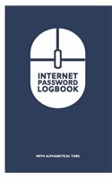 Internet Password Logbook with Alphabetical Tabs