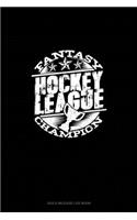 Fantasy Hockey League Champion: Gas & Mileage Log Book(1366 Gas & Mileage Log Book)