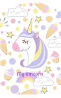 my unicorn journal notebook