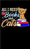 All I Need Is Books And Cats: All I Need Is Books And Cats Cute Bookworm Cat Reading 2020 Pocket Sized Weekly Planner & Gratitude Journal (53 Pages, 5" x 8") - Blank Sections For