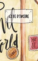 Cote d'Ivoire: Ruled Travel Diary Notebook or Journey Journal - Lined Trip Pocketbook for Men and Women with Lines