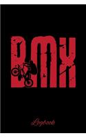 BMX Logbook: Blank Lined Notebook, 6 x 9, 120 White Color Pages, Matte Finish Cover