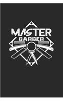 Master barber: 6x9 Barber - dotgrid - dot grid paper - notebook - notes