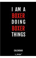 Calendar for Boxers / Boxer