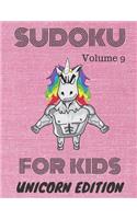 Sudoku for kids: Unicorn Edition: Volume 9
