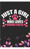 Just A Girl Who Loves Border Collie