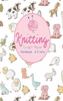 Knitting Graph Paper Notebook - 4