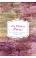 My Weekly Planner: 6 X 9, 2019 Weekly Planner, 52-Week Journal, Appointment Book, Affirmations - Swirls