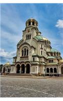 Cathedral Saint Alexandar Nevski in Sofia Bulgaria Journal: 150 page lined notebook/diary