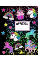 Unicorn Rainbow Composition Notebook