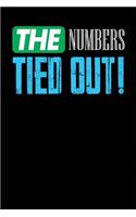 The Numbers Tied Out!: Black, Green & Blue Design, Blank College Ruled Line Paper Journal Notebook for Accountants and Their Families. (Bookkeeping and Tax Season 6 x 9 in