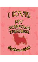 I Love My Norfolk Terrier - Dog Owner Notebook