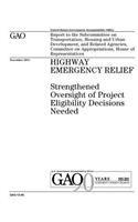 Highway emergency relief