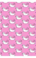 Bullet Journal Notebook for Cat Lovers Flying Cats Pattern 2: 112 Page Numbered Dot Grid Bullet Journal with Index Pages and Key Pages in Portable 6 X 9 Size.