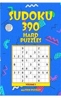 Sudoku: 390 Hard Puzzles(1 390 Sudoku 9x9 Puzzles: Hard)