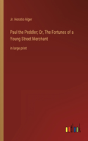 Paul the Peddler; Or, The Fortunes of a Young Street Merchant: in large print