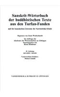Sanskrit-Worterbuch Der Buddhistischen Texte Aus Den Turfan-Funden. Lieferung 20