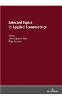 Selected Topics in Applied Econometrics