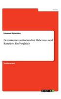 Demokratieverständnis bei Habermas und Rancière. Ein Vergleich