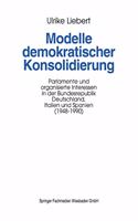 Modelle Demokratischer Konsolidierung
