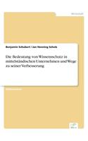 Die Bedeutung von Wissensschutz in mittelständischen Unternehmen und Wege zu seiner Verbesserung