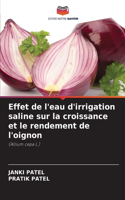 Effet de l'eau d'irrigation saline sur la croissance et le rendement de l'oignon