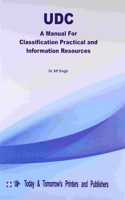 UDC A Manual For Classification Practical And Information