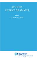 Studies in Text Grammar