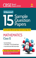 CBSE Board Exams 2023 I-Succeed 15 Sample Question Papers MATHEMATICS Class 12th