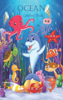 Ocean: Ocean Coloring Book for Kids