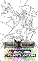 Pirates of the Caribbean Coloring Book for Adults and Kids