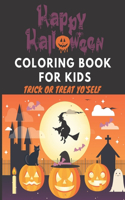Happy Halloween Coloring book for kids