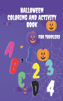Halloween Coloring and Activity Book for Toddlers