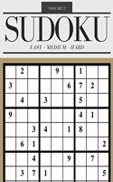 Sudoku Easy Medium Hard Volume 2