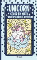 Unicorn Color by Multiplication and Division