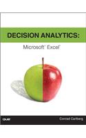 Decision Analytics: Microsoft Excel