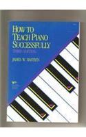 How To Teach Piano Successfull