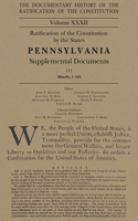 Documentary History of the Ratification of the Constitution, Volume 32