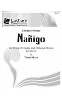 Nanigo for String Orchestra and Optional Drums - Score