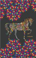 Swirlywhirl: 108-Page Horse Journal (Compact, Small, Thin Journal, Diary, Notebook) - 5 X 8 Inches