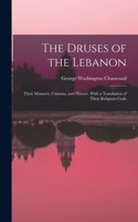 The Druses of the Lebanon