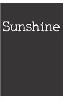 Sunshine Sunrise Sun Notebook Journal: Sunshine Sunrise Sun Notebook Journal gift Journal 6 x 9 120 pages