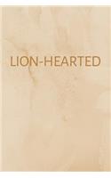 My Focus Word Journal - Lion-Hearted