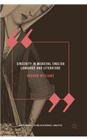Sincerity in Medieval English Language and Literature
